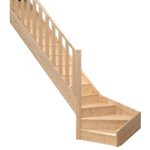 Menuiserie Philippe ROUGIE - escalier bois quart tournant