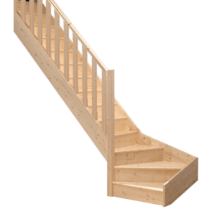 Menuiserie Philippe ROUGIE - escalier bois quart tournant